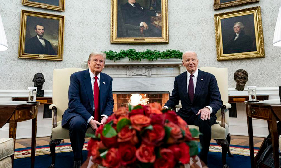 Acuerdan Trump y Biden traslado pacífico del poder