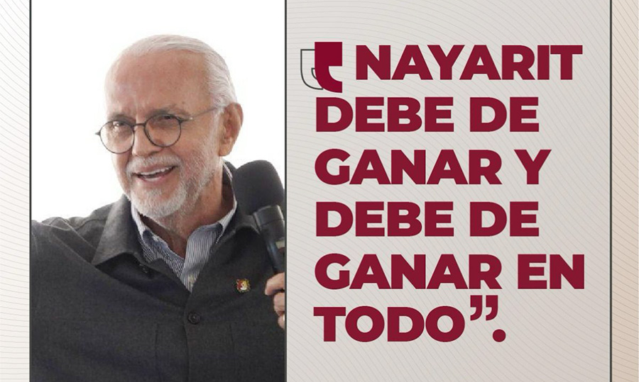 Compromiso, esfuerzo y progreso para un futuro mejor es el objetivo del gobernador del estado, Miguel Ángel Navarro Quintero.