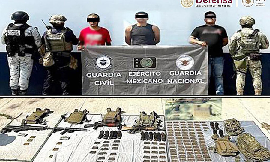 Plan Michoacán da primeros resultados: detienen a 5 personas, aseguran 20 armas de fuego, municiones y drogas en Buenavista, Cotija y Huetamo<br />