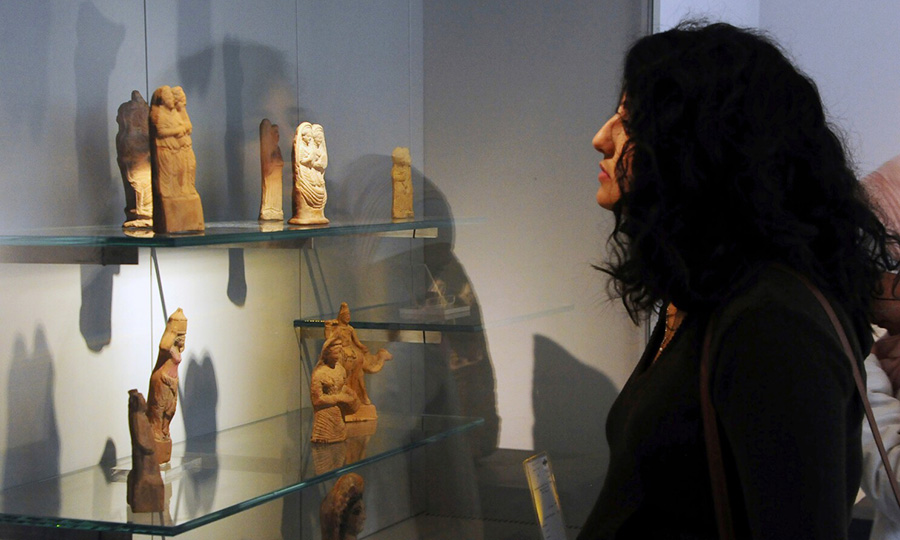 Roban varias estatuas de la época romana del Museo Nacional en Siria