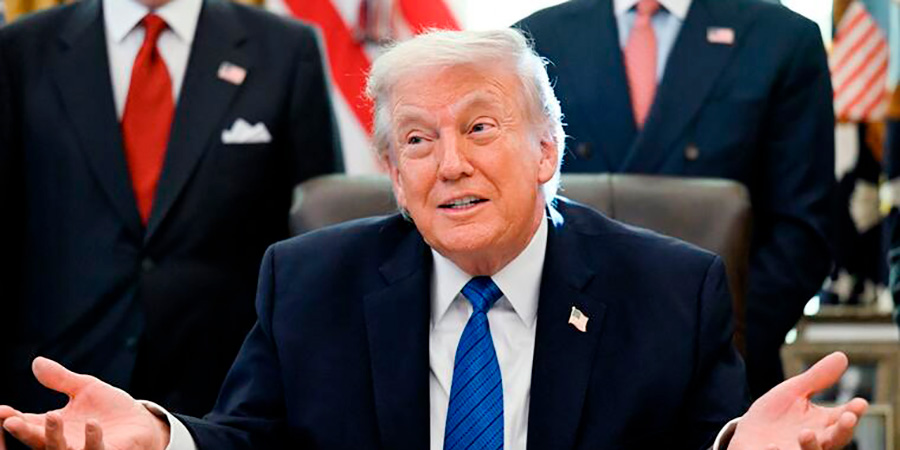 Dice Trump a periodistas que M&eacute;xico dejar&aacute; de enviar petr&oacute;leo a Cuba