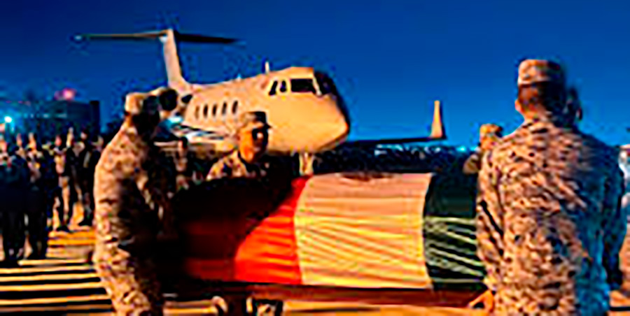 Defensa rinde homenaje a elementos ca&iacute;dos en operativo contra El Mencho