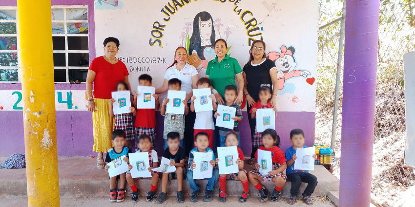 GOBIERNO DE ACAPONETA VISITA PREESCOLAR CON ACTIVIDADES L&Uacute;DICAS.