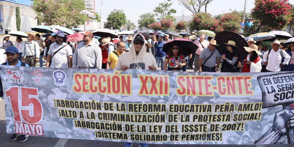 Adelanta la CNTE paro nacional; comenzar&aacute; movilizaciones hoy lunes