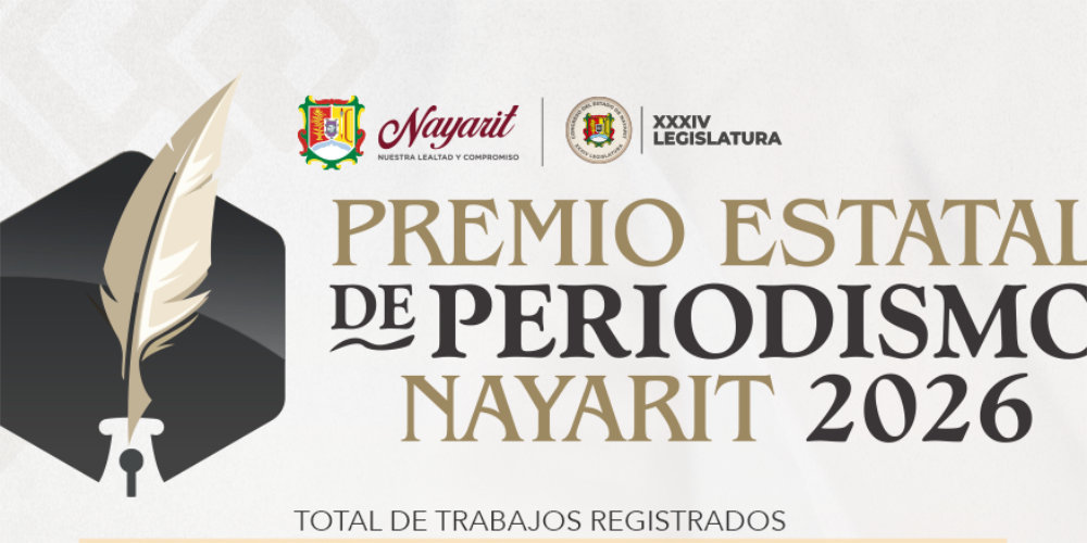 Participan 101 trabajos en el Premio Estatal de Periodismo 2026 en Nayarit