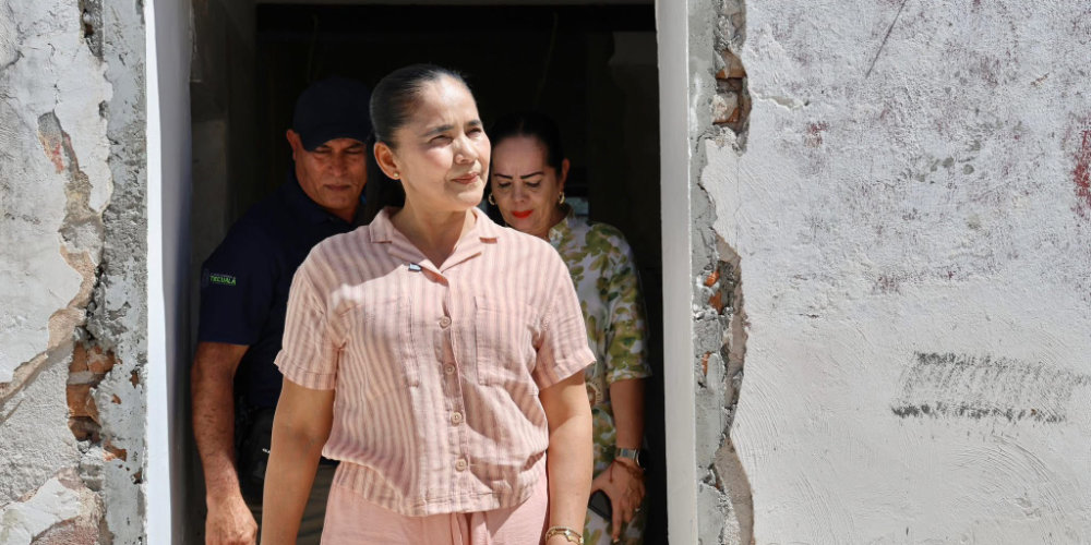 Avances en la obra del Juzgado C&iacute;vico en Tecuala