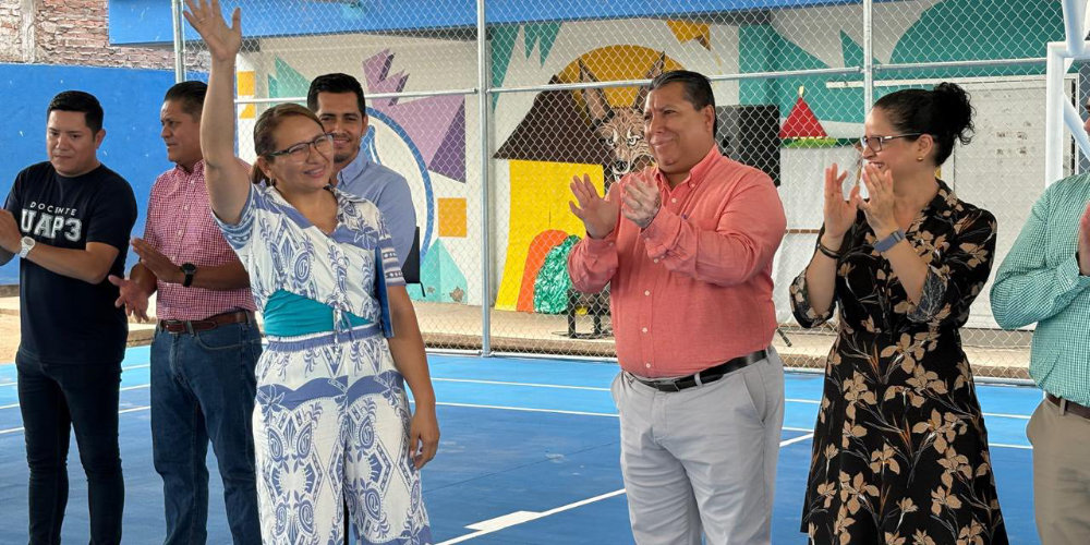 Inauguran domo de usos m&uacute;ltiples en Preparatoria de Acaponeta