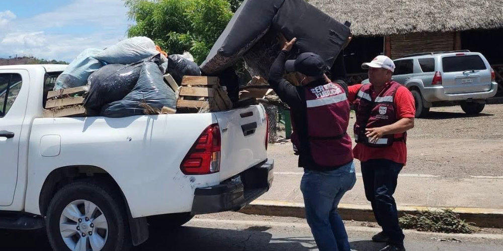 En Acaponeta refuerzan jornadas de limpieza e higiene urbana