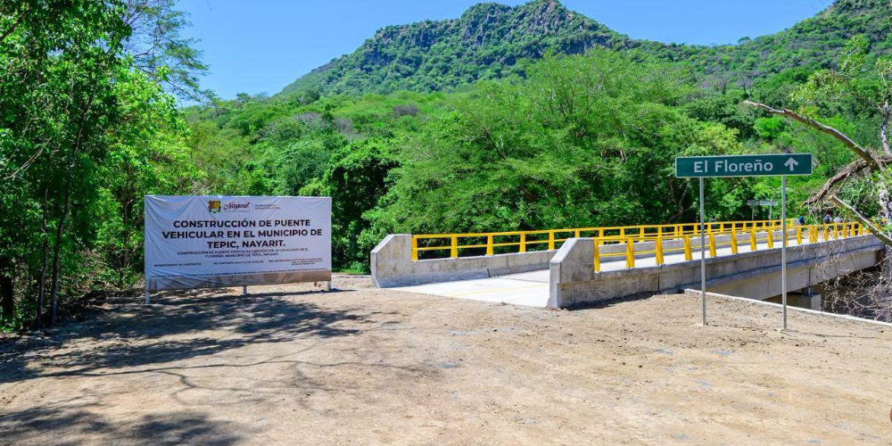 Puente, escuela, salud y caminos: Gobierno de Nayarit fortalece el desarrollo de El Flore&ntilde;o