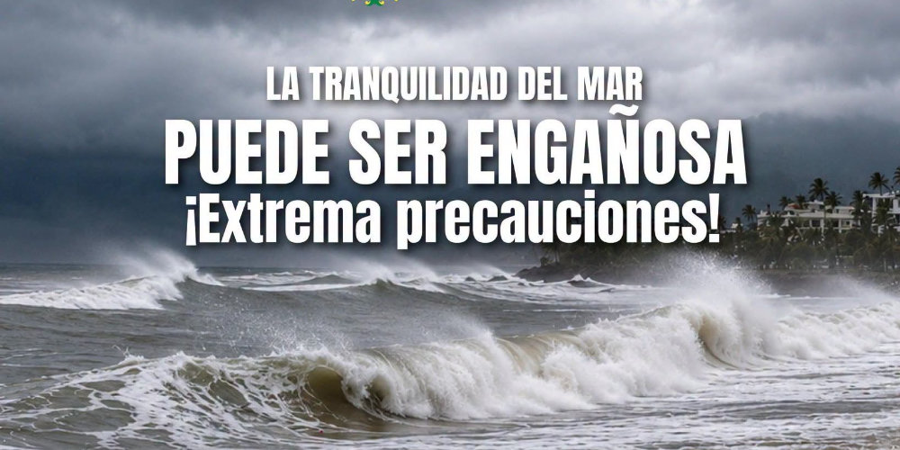 Gobierno llama a extremar precauciones ante el fen&oacute;meno de mar de fondo