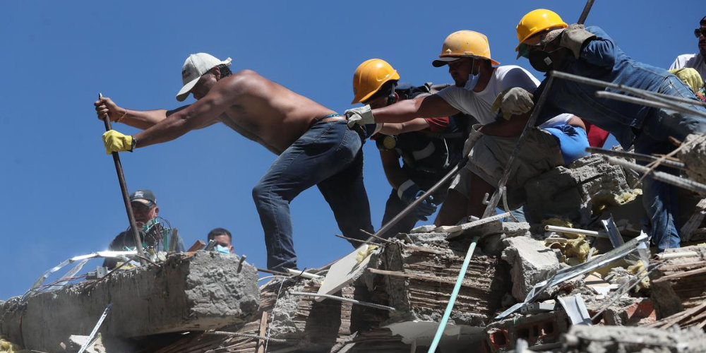 Colombia pone filtro a rescatistas tras sismo