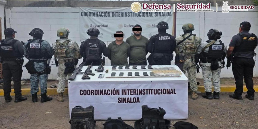 Detienen a dos presuntos integrantes de Los Chapitos por secuestro de mineros en Concordia, Sinaloa
