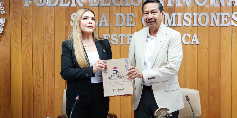 Recibe Poder Legislativo V Informe de Gobierno