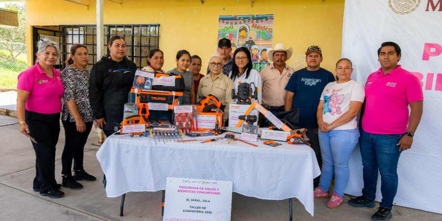 DIF Nayarit contin&uacute;a fortaleciendo a la comunidad de El Jaral, en Jala