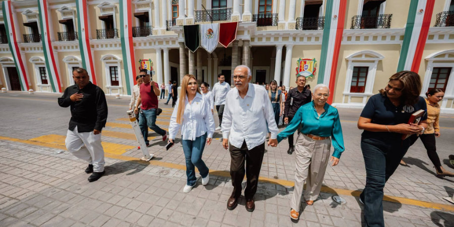 Navarro y Beatriz Estrada participan en el Segundo Simulacro Nacional 2026