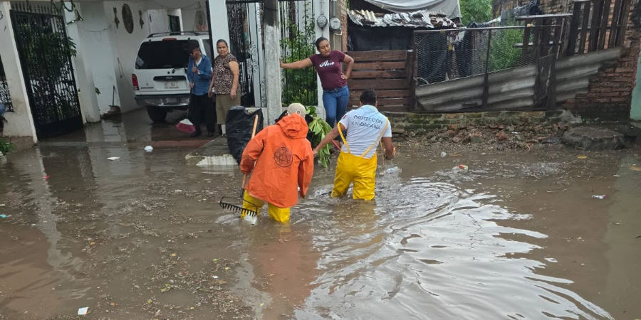 Acaponeta refuerza labores de prevenci&oacute;n ante las lluvias registradas en el municipio