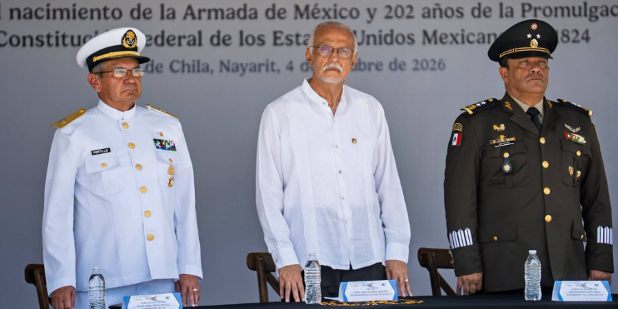 Gobernador reconoce la entrega y servicio de la Armada de M&eacute;xico