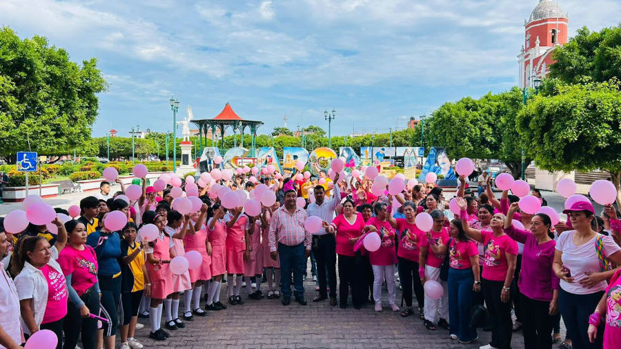 CONMEMORAN EN TECUALA EL D&Iacute;A MUNDIAL DE LA LUCHA CONTRA EL C&Aacute;NCER DE MAMA Y CERVICOUTERINO
