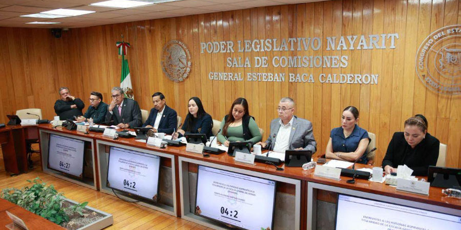 Avanza Congreso en selecci&oacute;n de aspirantes a la Fiscal&iacute;a de Nayarit