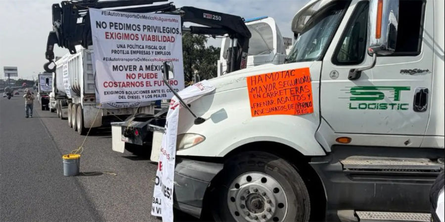 Paro de transportistas genera impacto econ&oacute;mico de 21 mil millones de pesos, seg&uacute;n Canacar